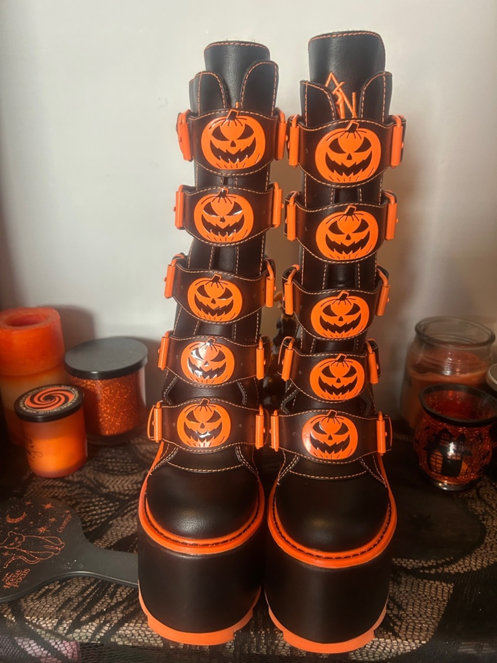 YRU Dune Jack oโlantern platform boots 6 NIB - Picture 2 of 7